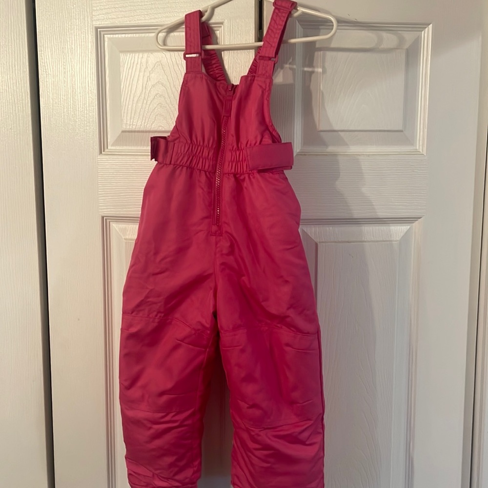 Cat and jack pink snow suit size 2t